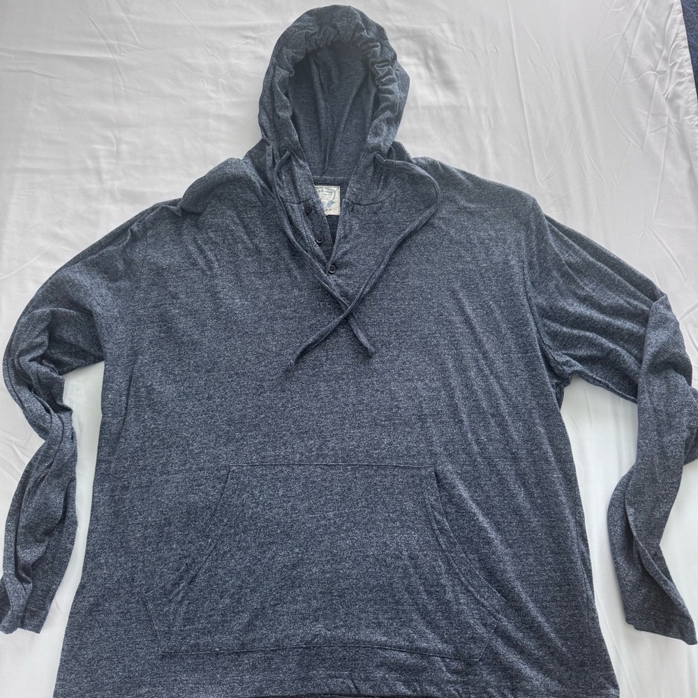 Blackjack Lightweight Pullover Hoodie - Blue, XXL, NWOT